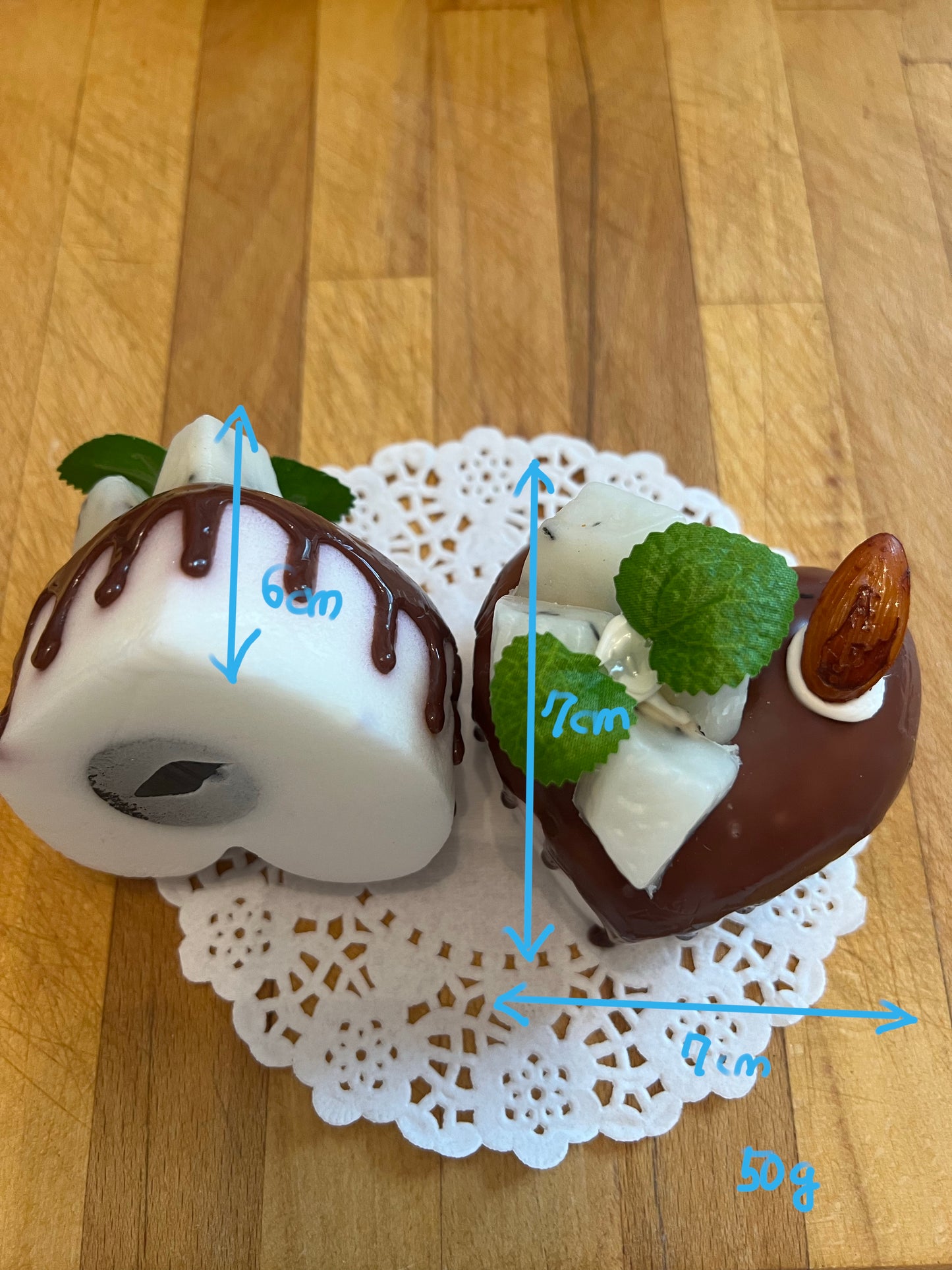 Chocolate Dragon Fruit Cake