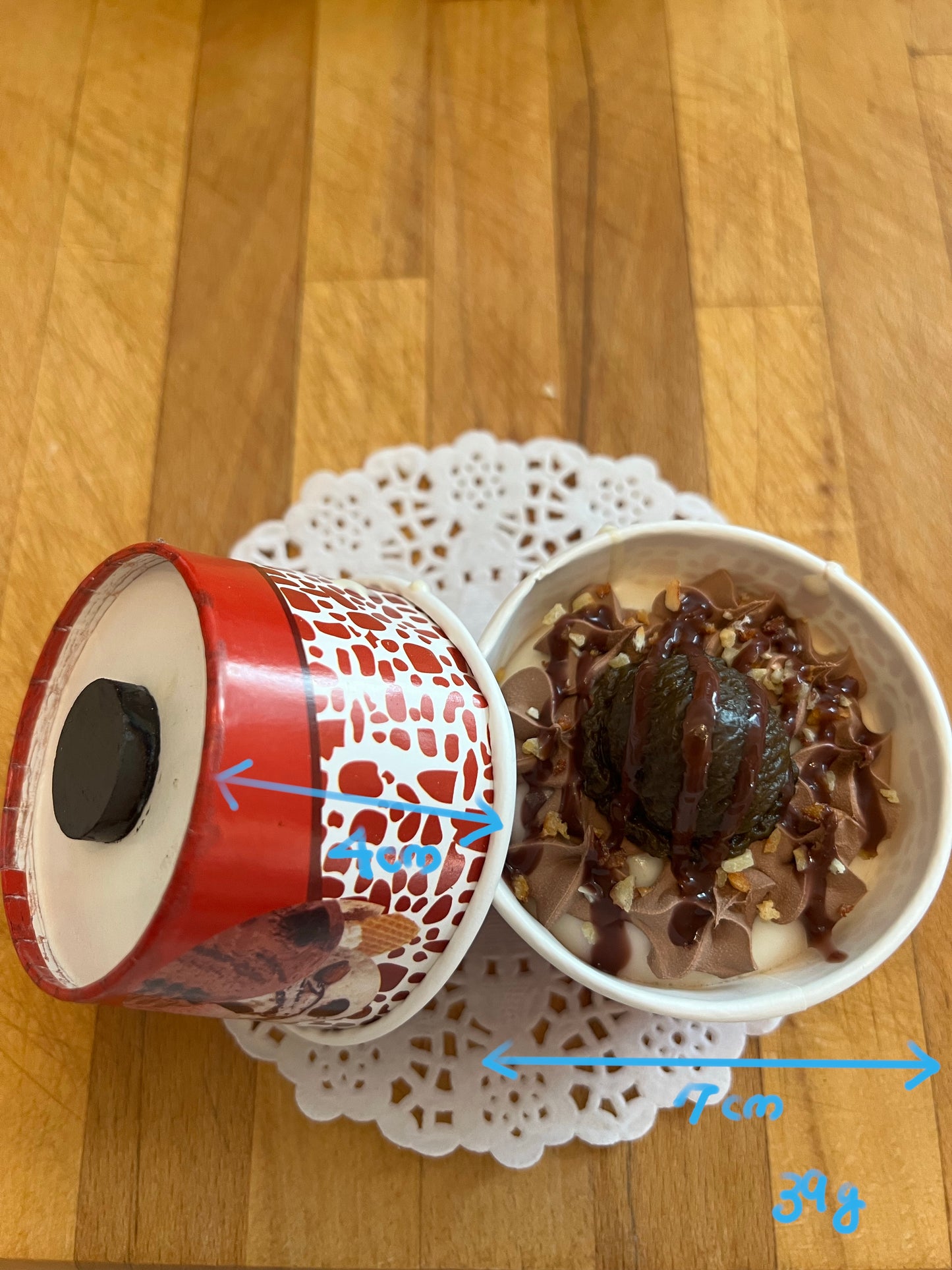 Chocolate Cup Ice cream
