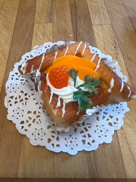 Peach Raspberry Danish