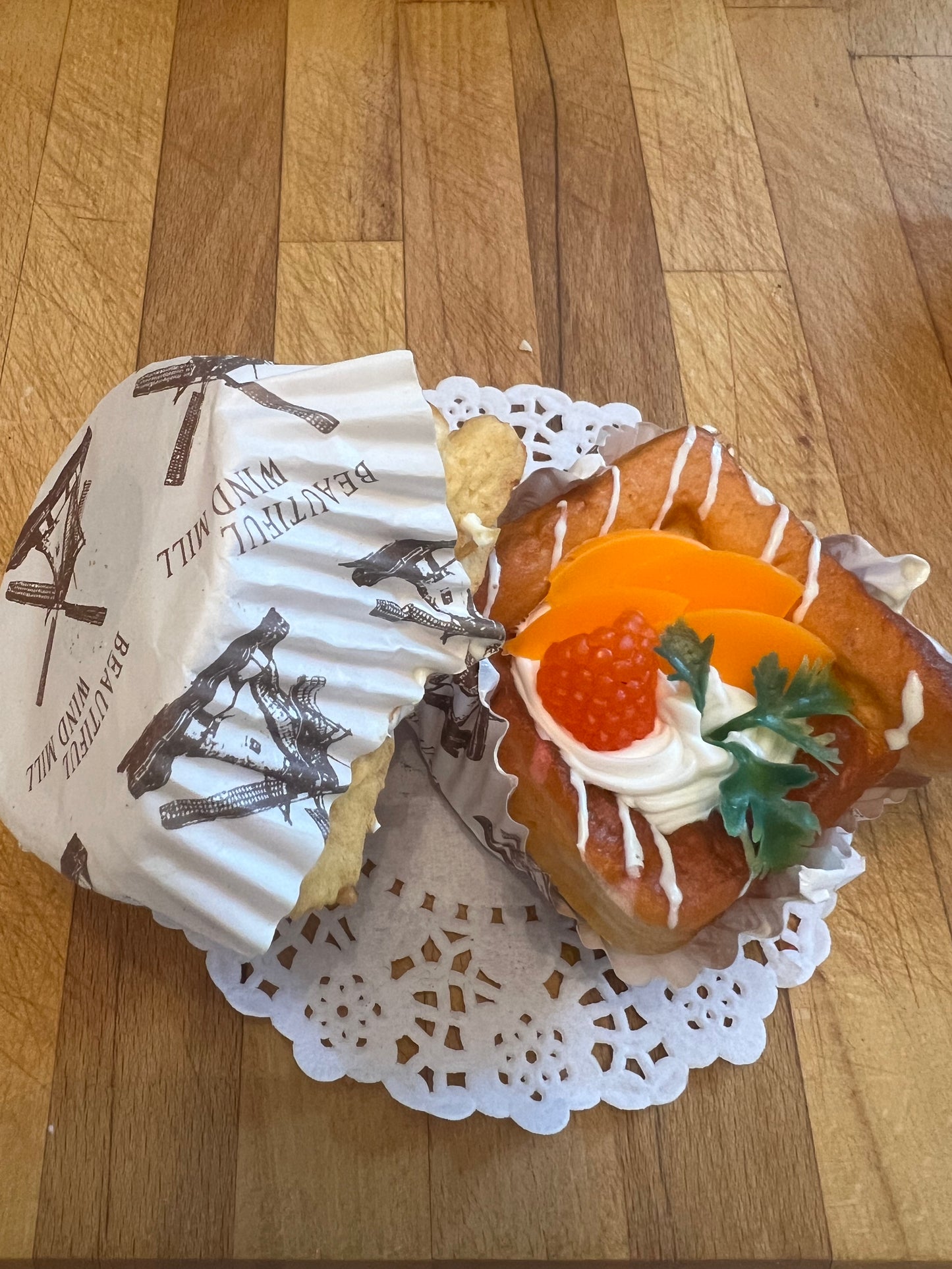 Peach Raspberry Danish