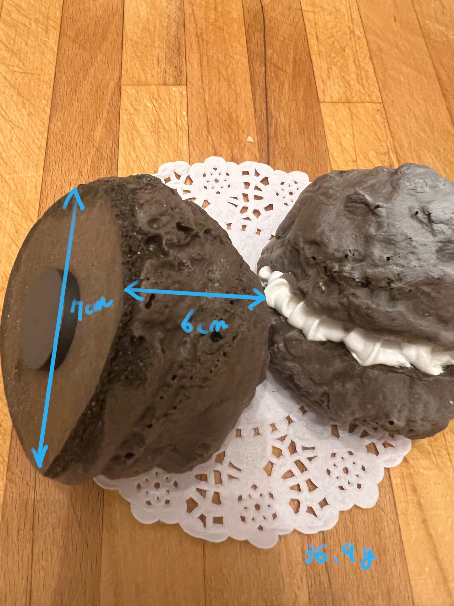 Vanilla Cream Chocolate Puff