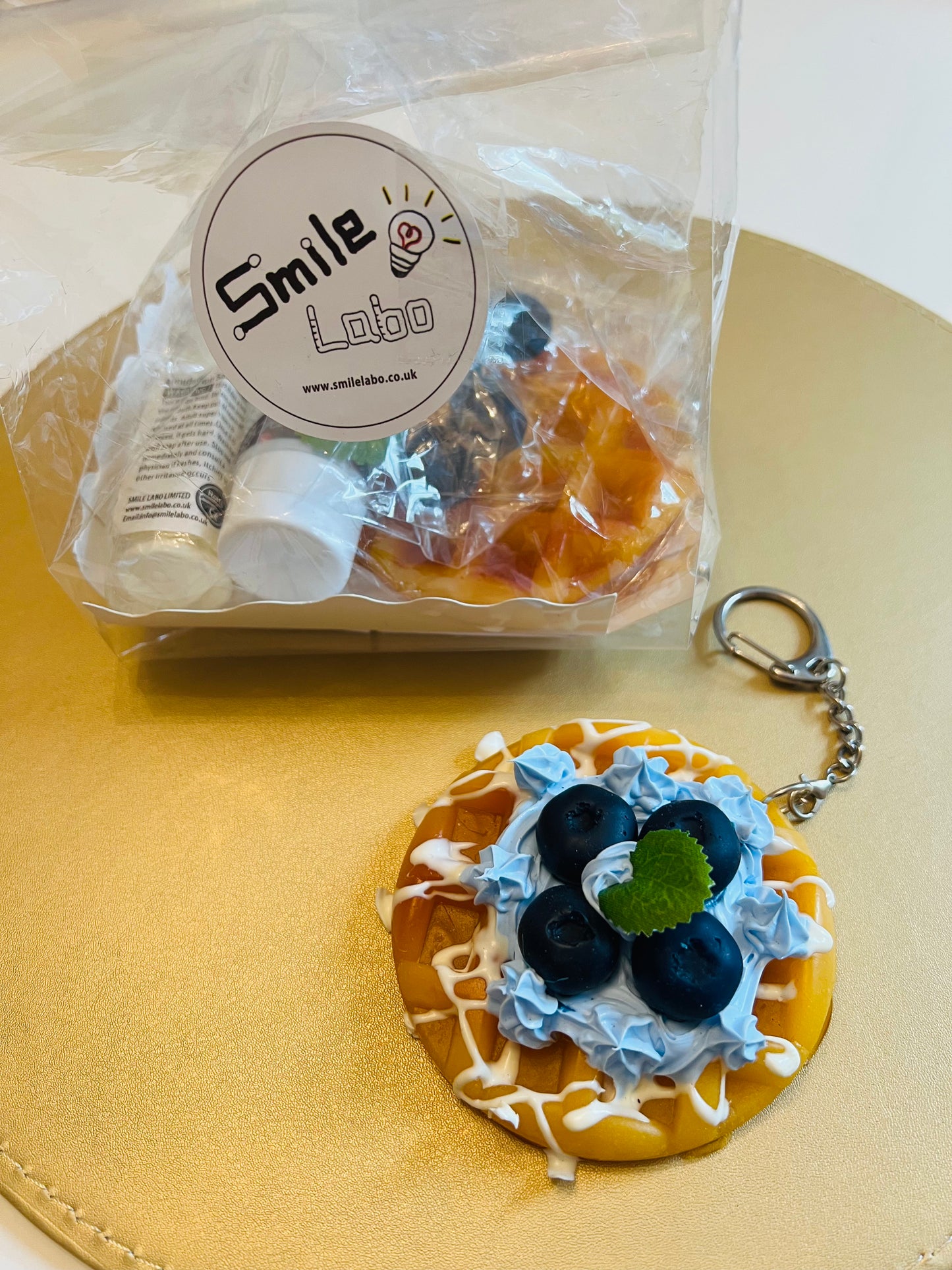 Waffle Keychain Kit Set